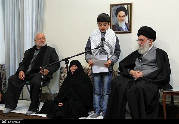 دیدار خانواده شهید قشقایی با رهبر معظم انقلاب اسلامی