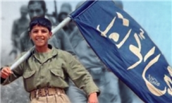 لبخندی که پس از اصابت خمپاره بر لبان «کمک بی‌سیم چی» نشست